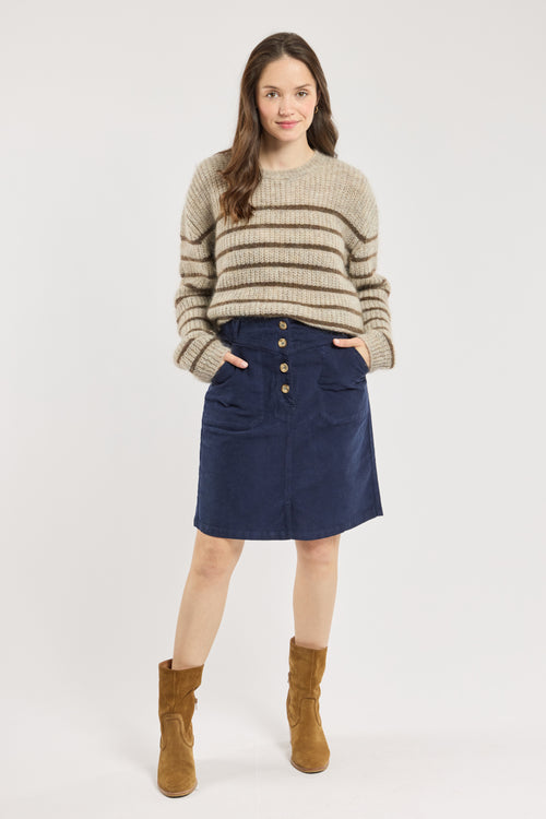 Straight skirt - corduroy - Armor-lux - 1