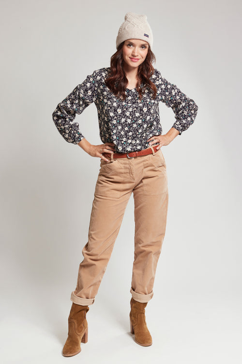 Blouse imprimé champêtre - cupro - Armor-lux - 4