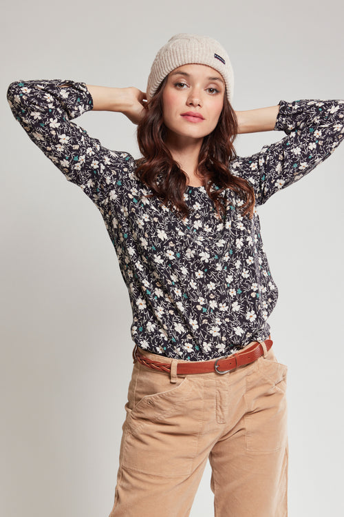 Blouse imprimé champêtre - cupro - Armor-lux - 2