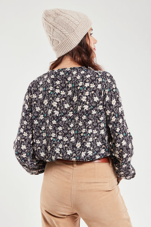 Blouse imprimé champêtre - cupro - Armor-lux - 3