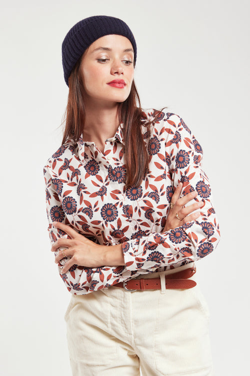 Geblümte Bluse - Armor-lux - 1