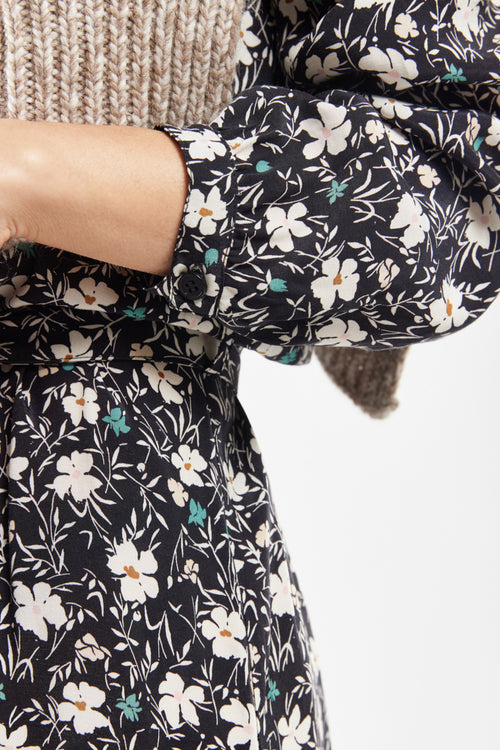 Country-style printed dress - cupro - Armor-lux - 5