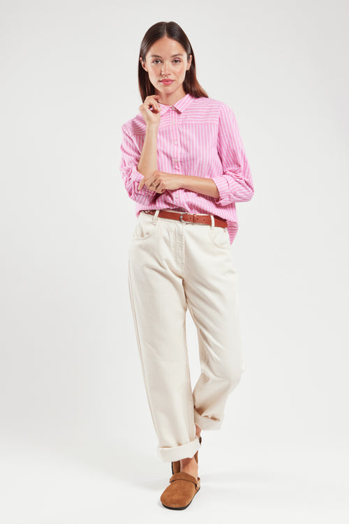 Pantalon droit - coton et lyocel - Armor-lux - 1