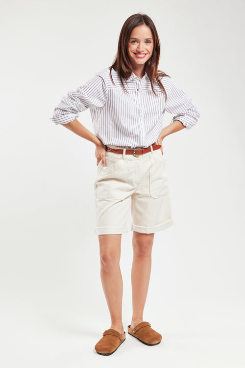 Striped shirt – cotton and linen - Armor-lux - 3