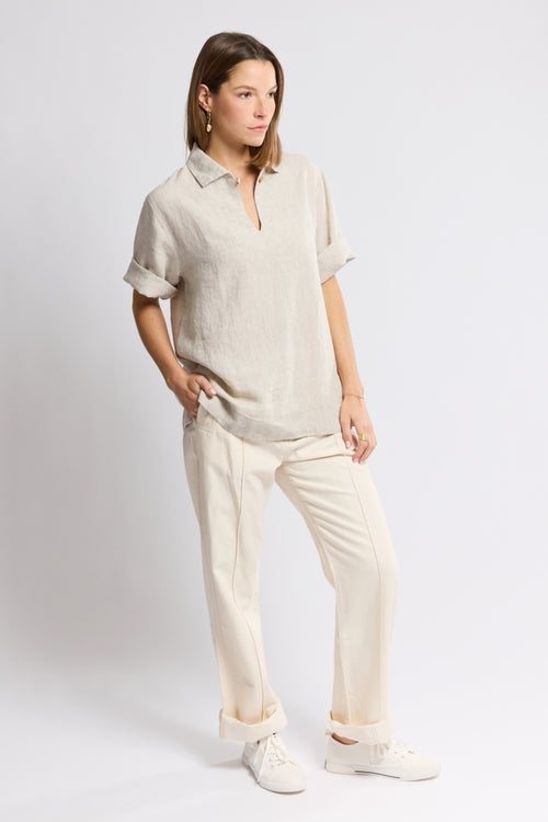 Vareuse manches 3/4 - lin - Armor-lux - 3