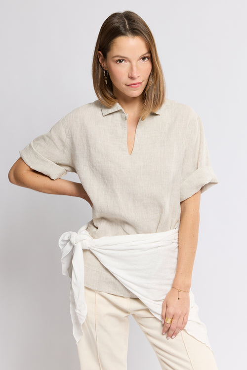 Vareuse manches 3/4 - lin - Armor-lux - 1