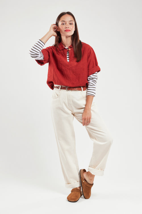 Vareuse manches 3/4 - lin - Armor-lux - 3