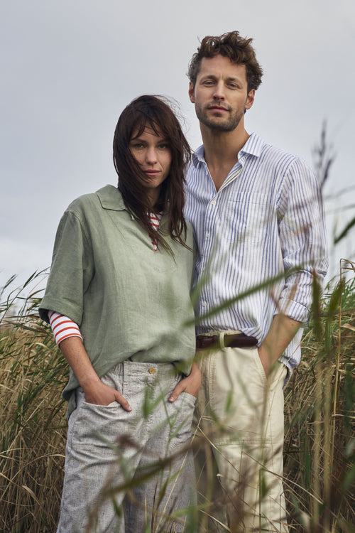 Jacket with 3/4 length sleeves - linen - Armor-lux - 6