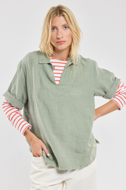 Vareuse manches 3/4 - lin - Armor-lux - 1