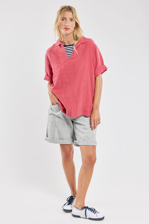 Jacket with 3/4 length sleeves - linen - Armor-lux - 6