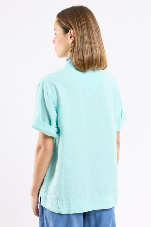 Leinenbluse mit 3/4-Ärmeln - Armor-lux - 3