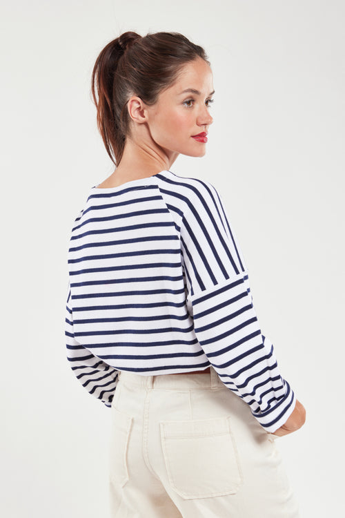 Marinière épaules descendues - coton rustique - Armor-lux - 3