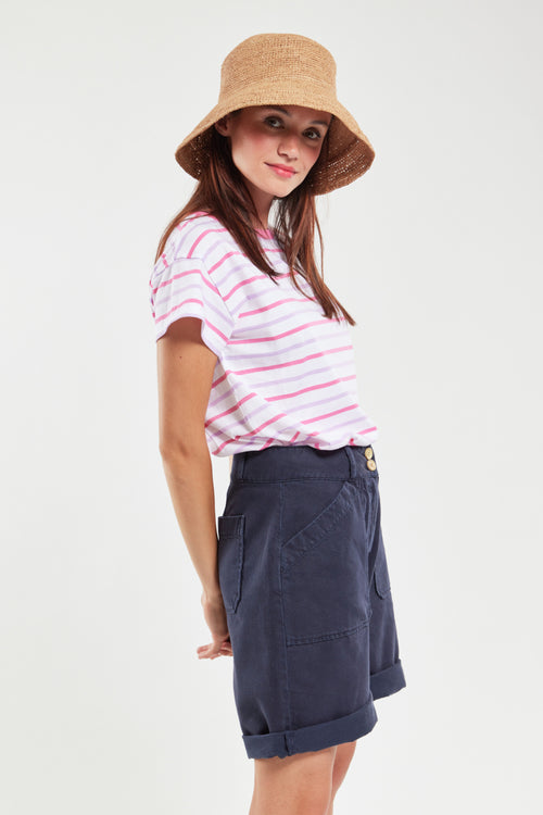 Striped T-shirt - lightweight cotton - Armor-lux - 3