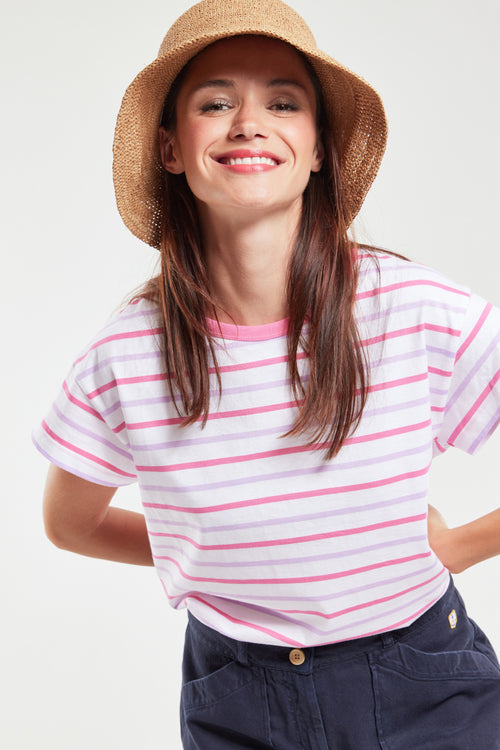 Striped T-shirt - lightweight cotton - Armor-lux - 1