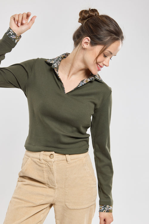 Polo col trompe l’œil - coton - Armor-lux - 1