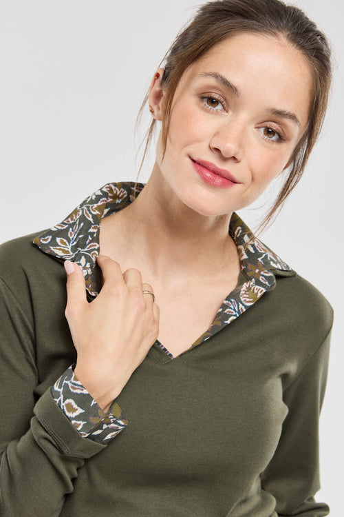 Polo col trompe l’œil - coton - Armor-lux - 2