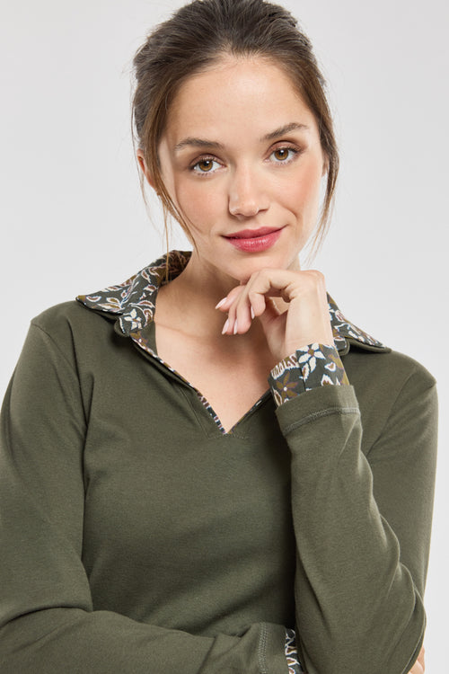 Polo col trompe l’œil - coton - Armor-lux - 4