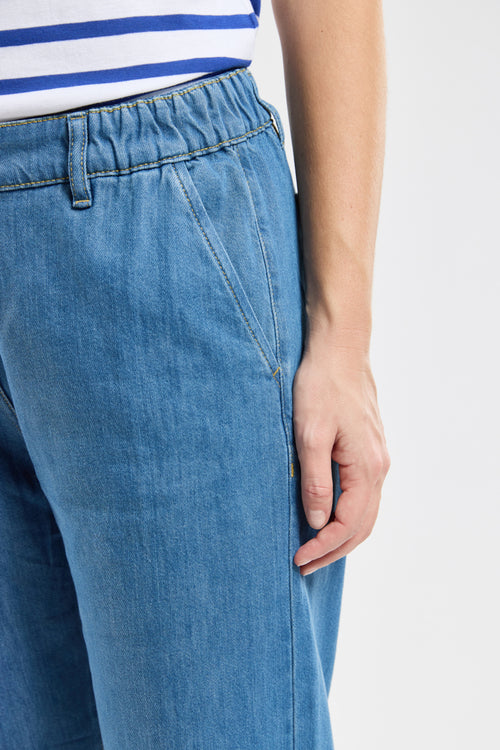 Jean droit taille élastique - coton - Armor-lux - 3