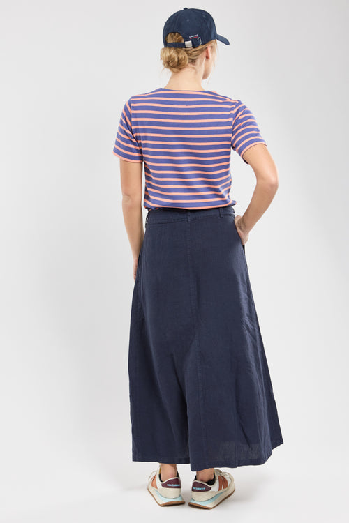 Long buttoned skirt - linen - Armor-lux - 2