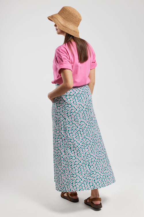Long floral skirt - cotton - Armor-lux - 3