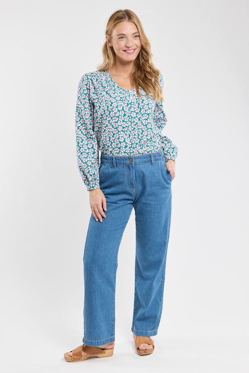 Floral blouse - cotton - Armor-lux - 3