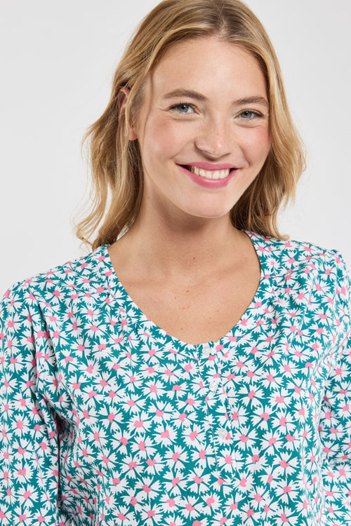 Blouse fleurie - coton - Armor-lux - 2