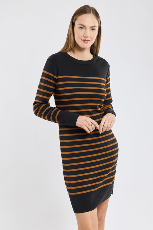 Striped dress - merino wool - Armor-lux - 2