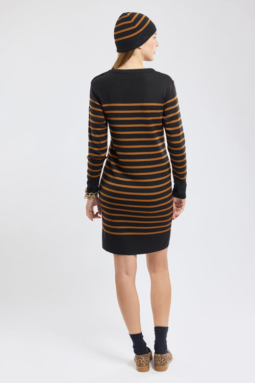 Striped dress - merino wool - Armor-lux - 5