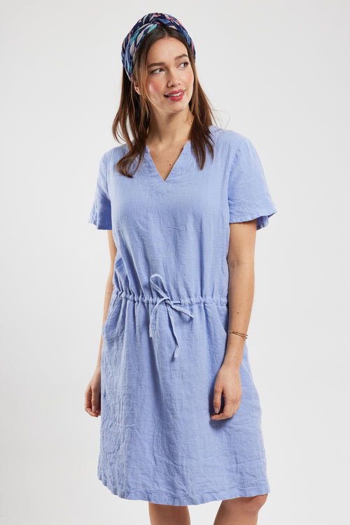 Kleid mit Gürtel – Leinen - Armor-lux - 1