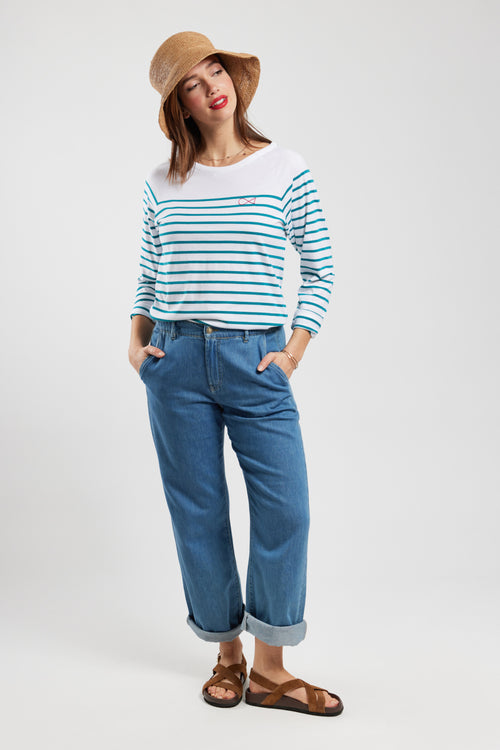 Marinière poisson - coton léger - Armor-lux - 3