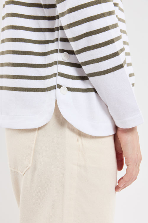 Marinière côtés boutonnés - coton rustique - Armor-lux - 5