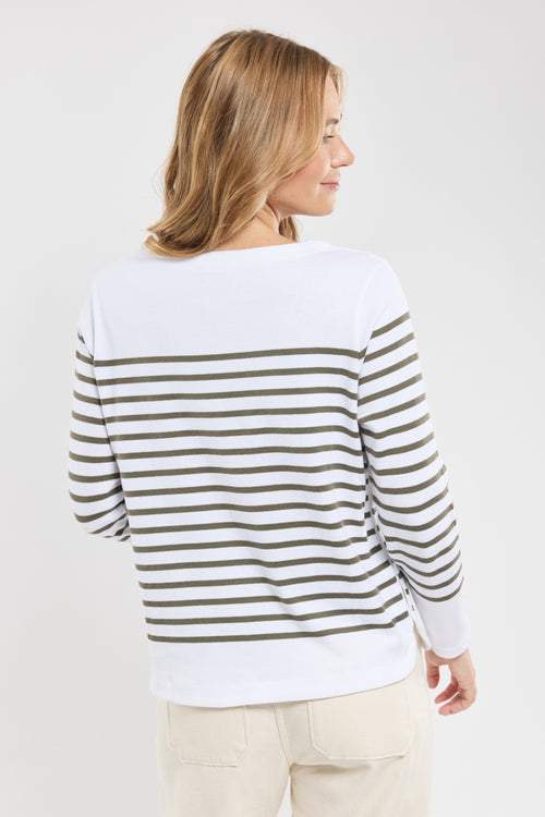 Marinière côtés boutonnés - coton rustique - Armor-lux - 3