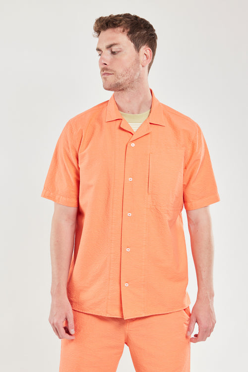 Short-sleeved shirt - cotton - Armor-lux - 1