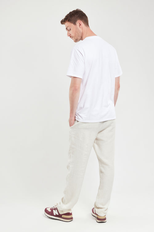Elasticated waist trousers - Linen - Armor-lux - 2