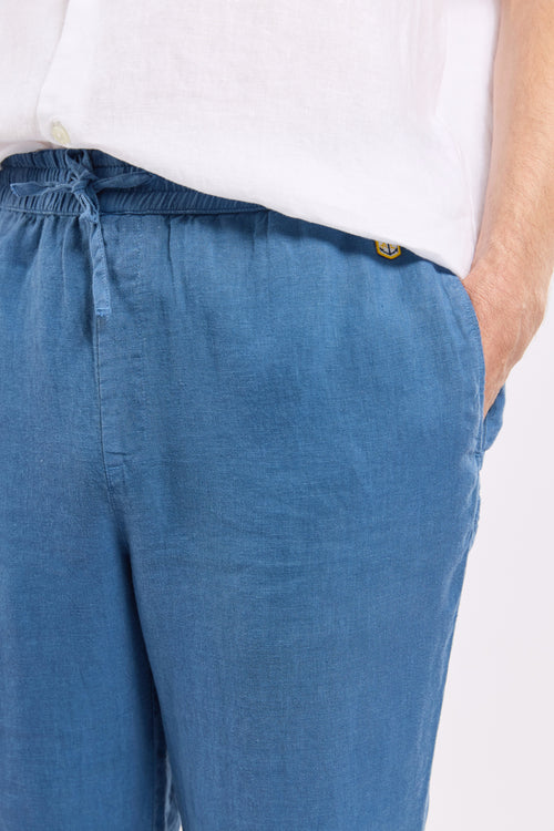 Hose mit Gummizug in der Taille – Leinen - Armor-lux - 2