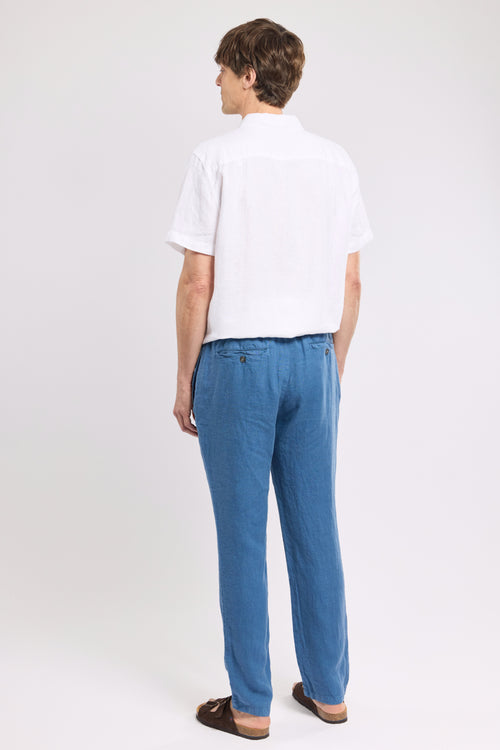Pantalon taille élastique - lin - Armor-lux - 3