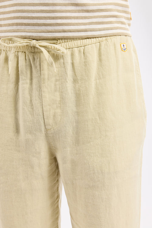 Hose mit Gummizug in der Taille – Leinen - Armor-lux - 2