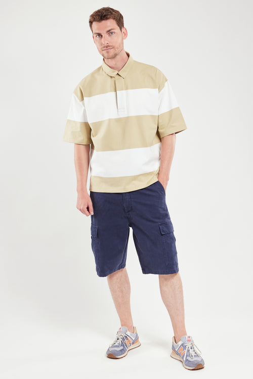 Striped polo shirt — cotton - Armor-lux - 1