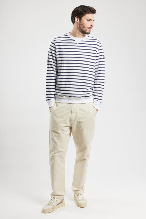 Striped sweatshirt - cotton - Armor-lux - 4