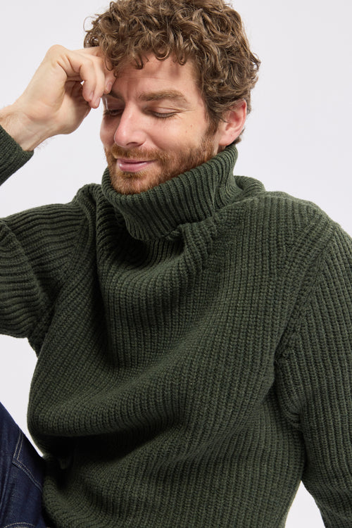 Pullover mit Stehkragen - Wolle - Armor-lux - 2