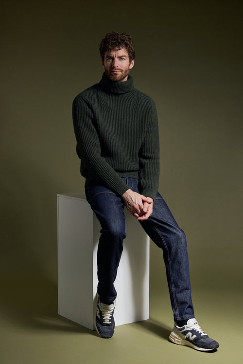 Pullover mit Stehkragen - Wolle - Armor-lux - 3