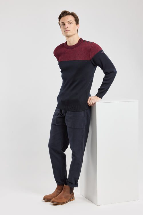 Matrosenpullover aus Moulinée-Strick – Wolle und Acryl - Armor-lux - 1