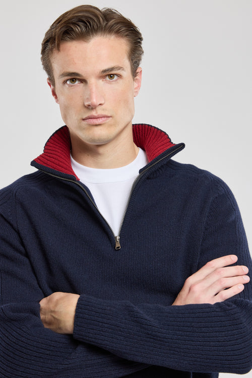 Zip neck jumper - wool - Armor-lux - 2