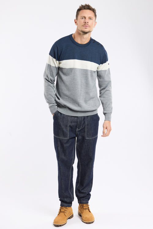 Dreifarbiger Pullover – Wolle - Armor-lux - 3