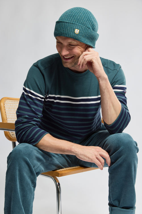 Marinière fantaisie - coton rustique - Armor-lux - 1