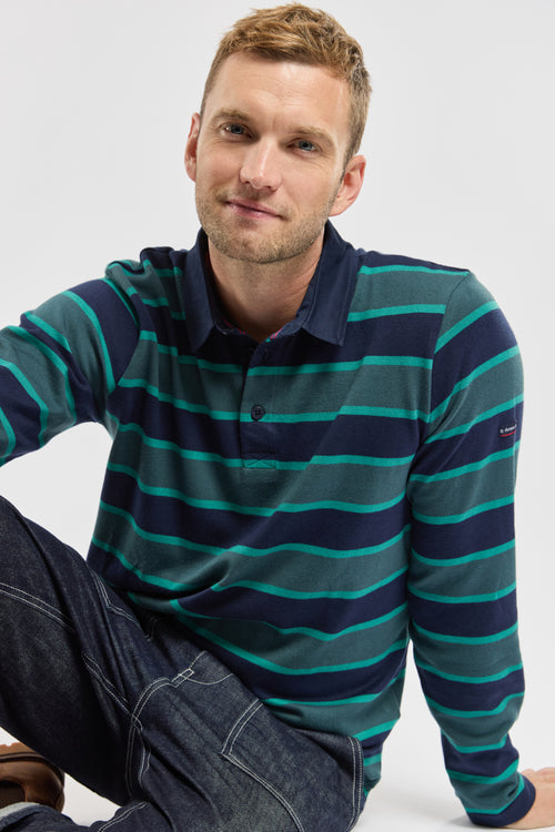 Gestreiftes Poloshirt - rustikale Baumwolle - Armor-lux - 4