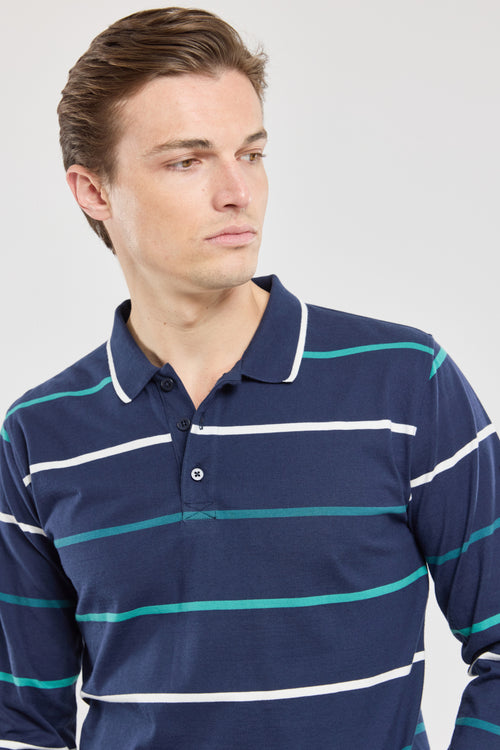 Gestreiftes Poloshirt – leichte Baumwolle - Armor-lux - 5