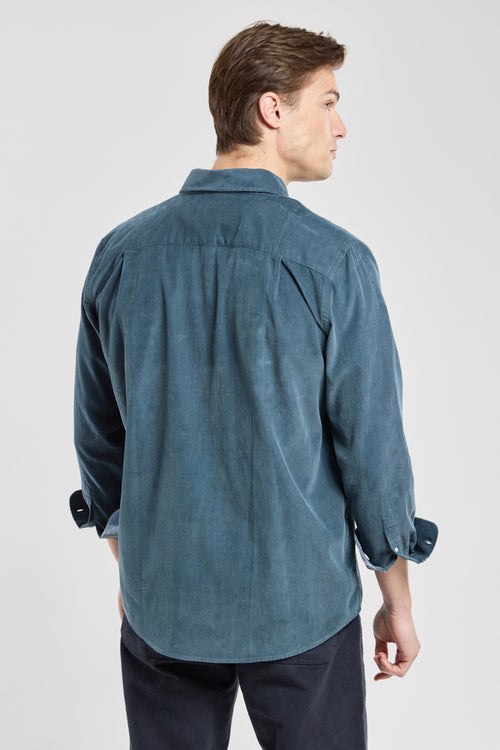 Bequem geschnittenes Hemd – Samt - Armor-lux - 3