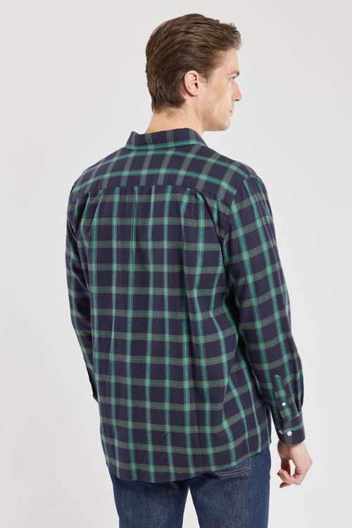 Kariertes Hemd mit bequemem Schnitt – Baumwolle - Armor-lux - 3