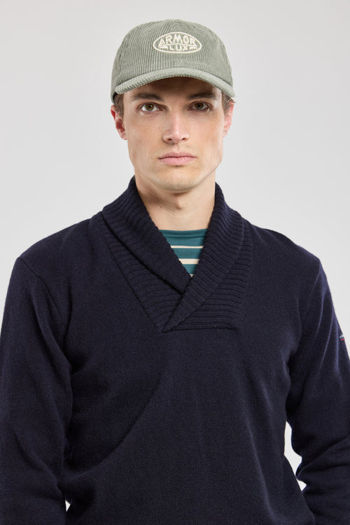 Shawl collar jumper - wool - Armor-lux - 2